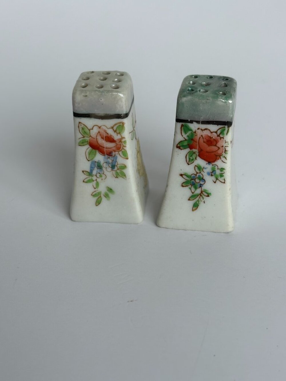 Vintage Lusterware Ceramic Salt and Pepper Shakers
